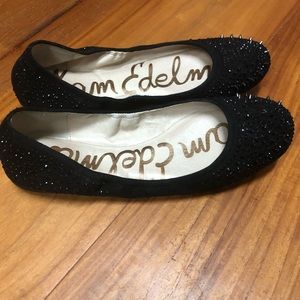 Sam Edelman Black Spikes Ballet Flats